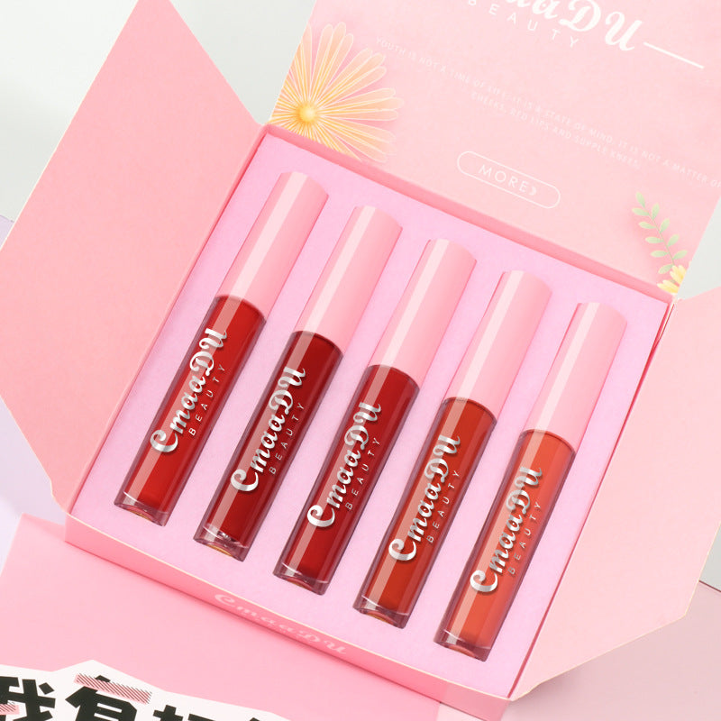 5 Pcs Hydrating Lip Gloss – Long Lasting Moisture & High Shine | Smooth, Non-Sticky Gloss for Soft, Plump Lips