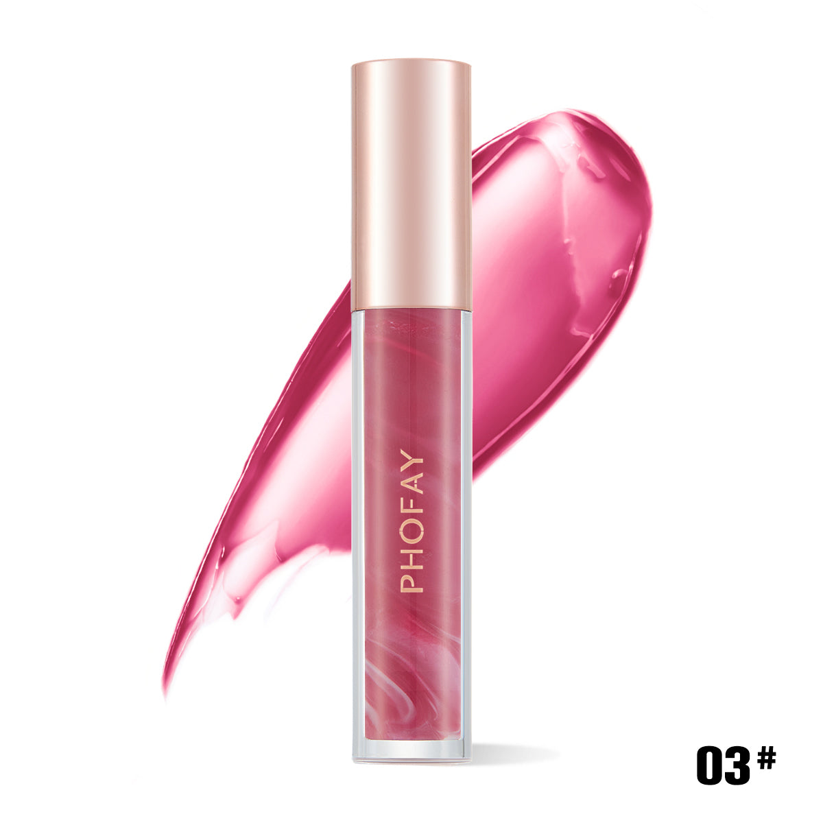 6 pcs Set Rose Blooming Hydrating Lip Gloss