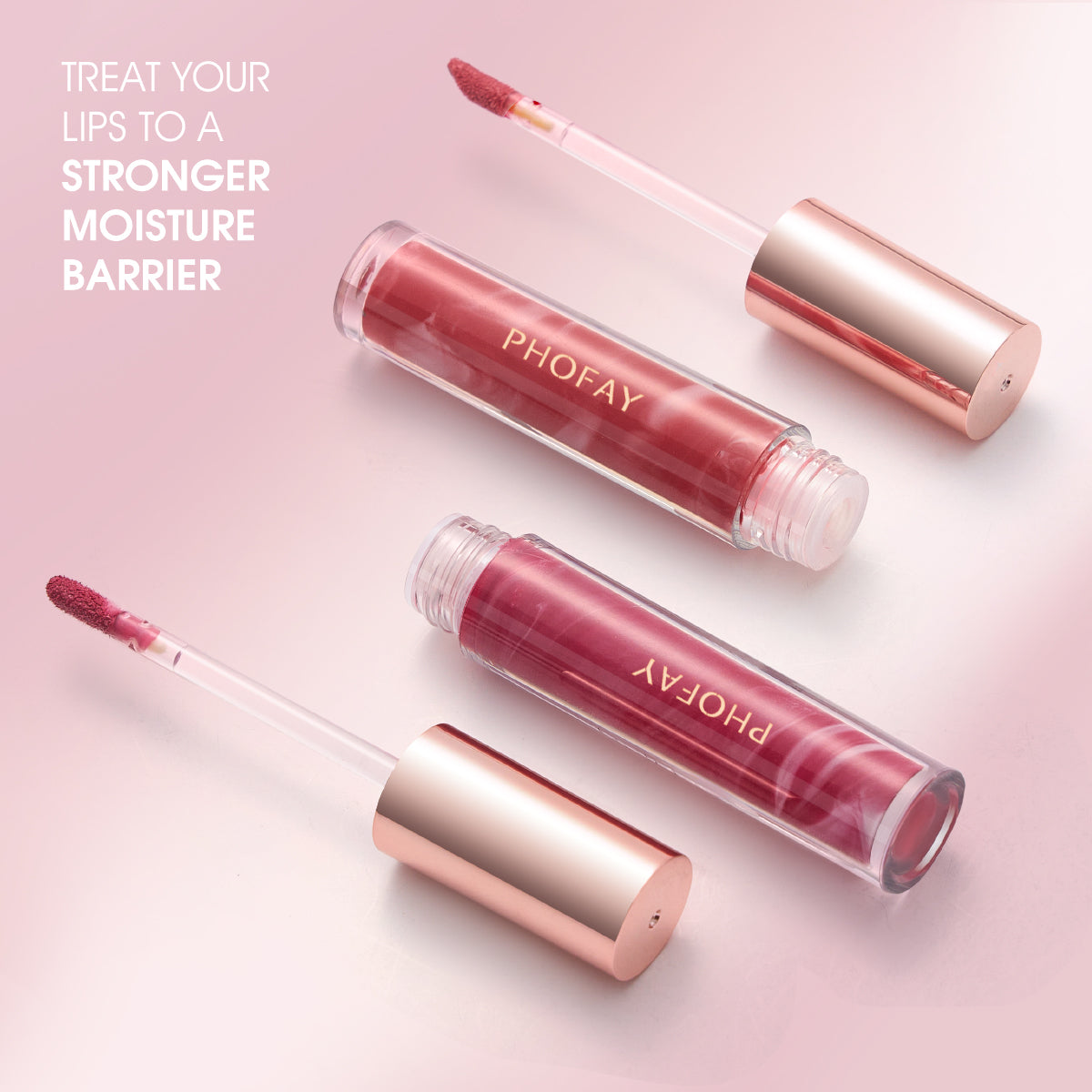 6 pcs Set Rose Blooming Hydrating Lip Gloss