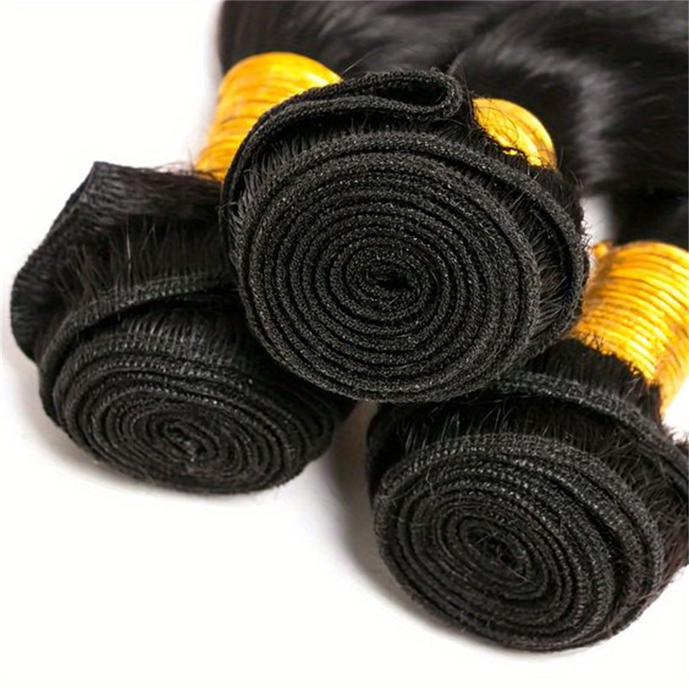 100% Human Hair Bundles – Body Wave, Straight & Curly | Soft, Thick, Natural Black Hair Extensions (8–28 Inch)