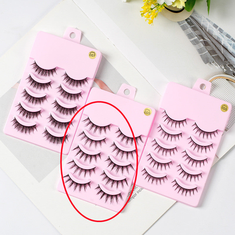 Manga Lashes – Wispy Anime Style False Eyelashes | Natural to Dramatic Spiky Lash Set (5 Pairs)