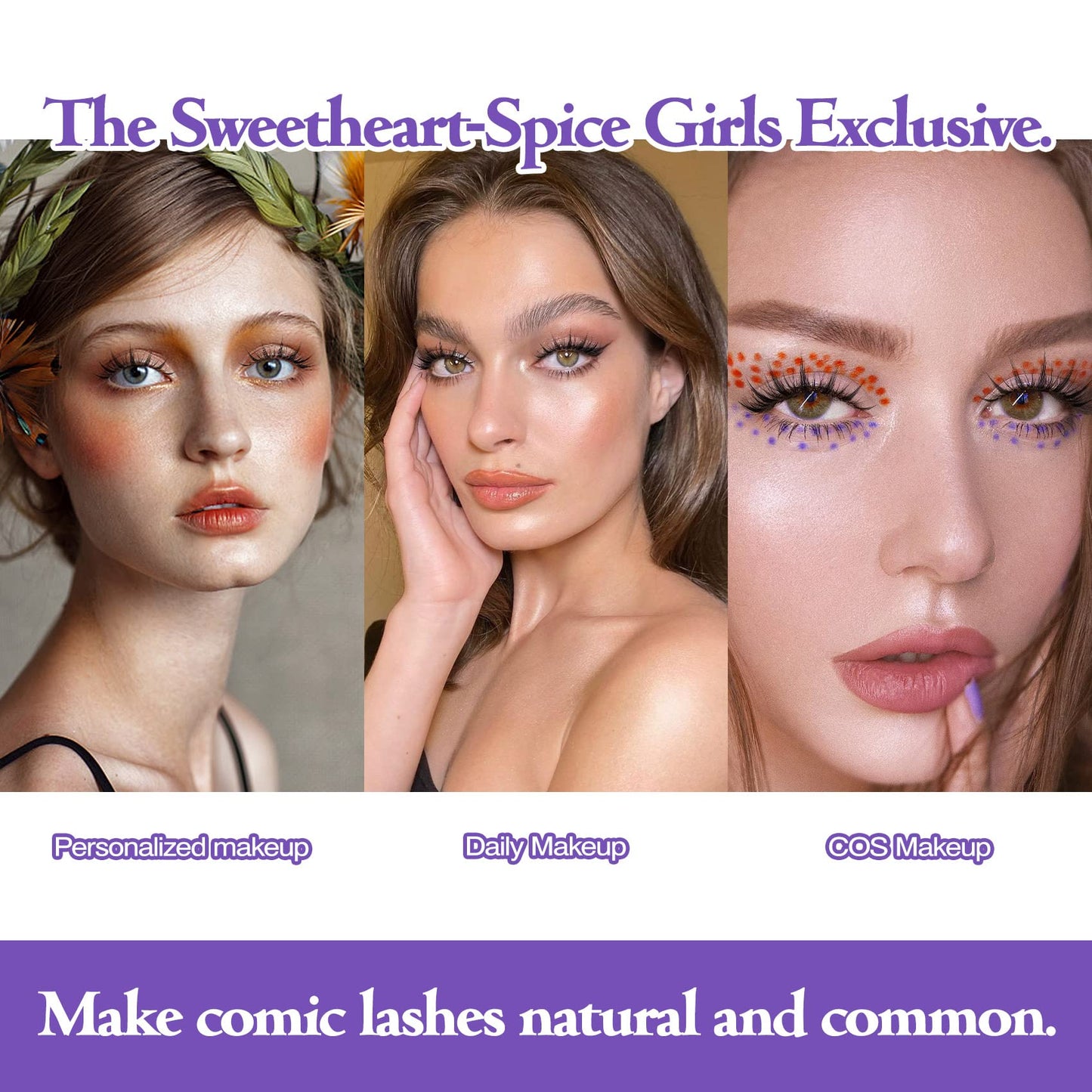 Manga Lashes – Wispy Anime Style False Eyelashes | Natural to Dramatic Spiky Lash Set (5 Pairs)