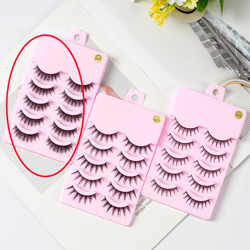 Manga Lashes – Wispy Anime Style False Eyelashes | Natural to Dramatic Spiky Lash Set (5 Pairs)