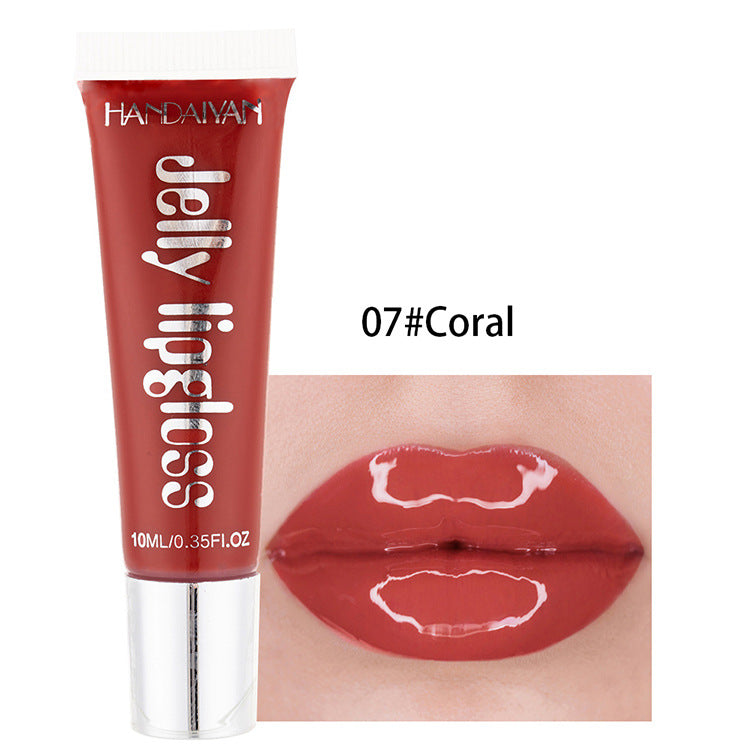 Jelly glass mirror moisturizing lip gloss- 12 Colors Available !