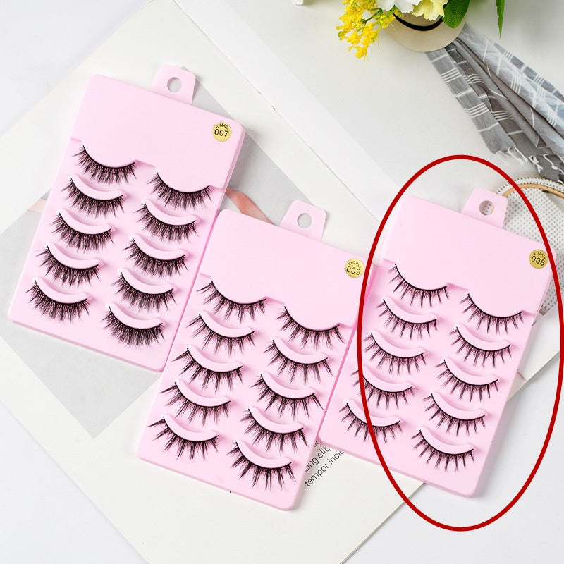Manga Lashes – Wispy Anime Style False Eyelashes | Natural to Dramatic Spiky Lash Set (5 Pairs)