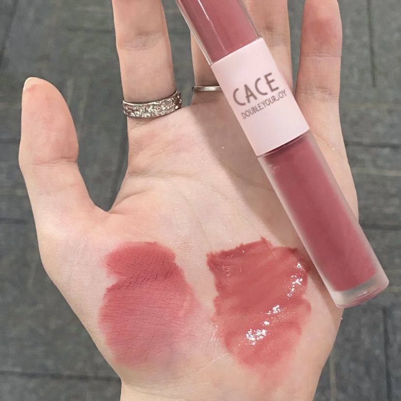 2-in-1 Lip Gloss & Matte Lipstick – Long Lasting Dual End Lip Duo | Hydrating Shine + Velvet Matte Finish