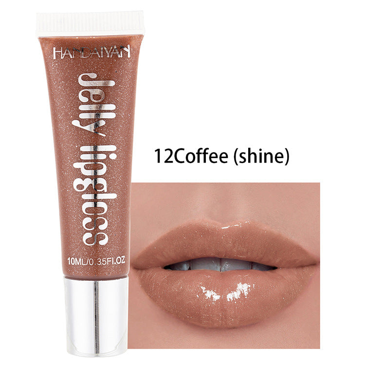 Jelly glass mirror moisturizing lip gloss- 12 Colors Available !