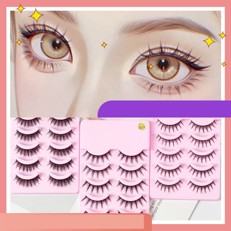 Manga Lashes – Wispy Anime Style False Eyelashes | Natural to Dramatic Spiky Lash Set (5 Pairs)