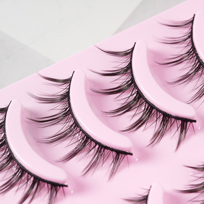 Manga Lashes – Wispy Anime Style False Eyelashes | Natural to Dramatic Spiky Lash Set (5 Pairs)