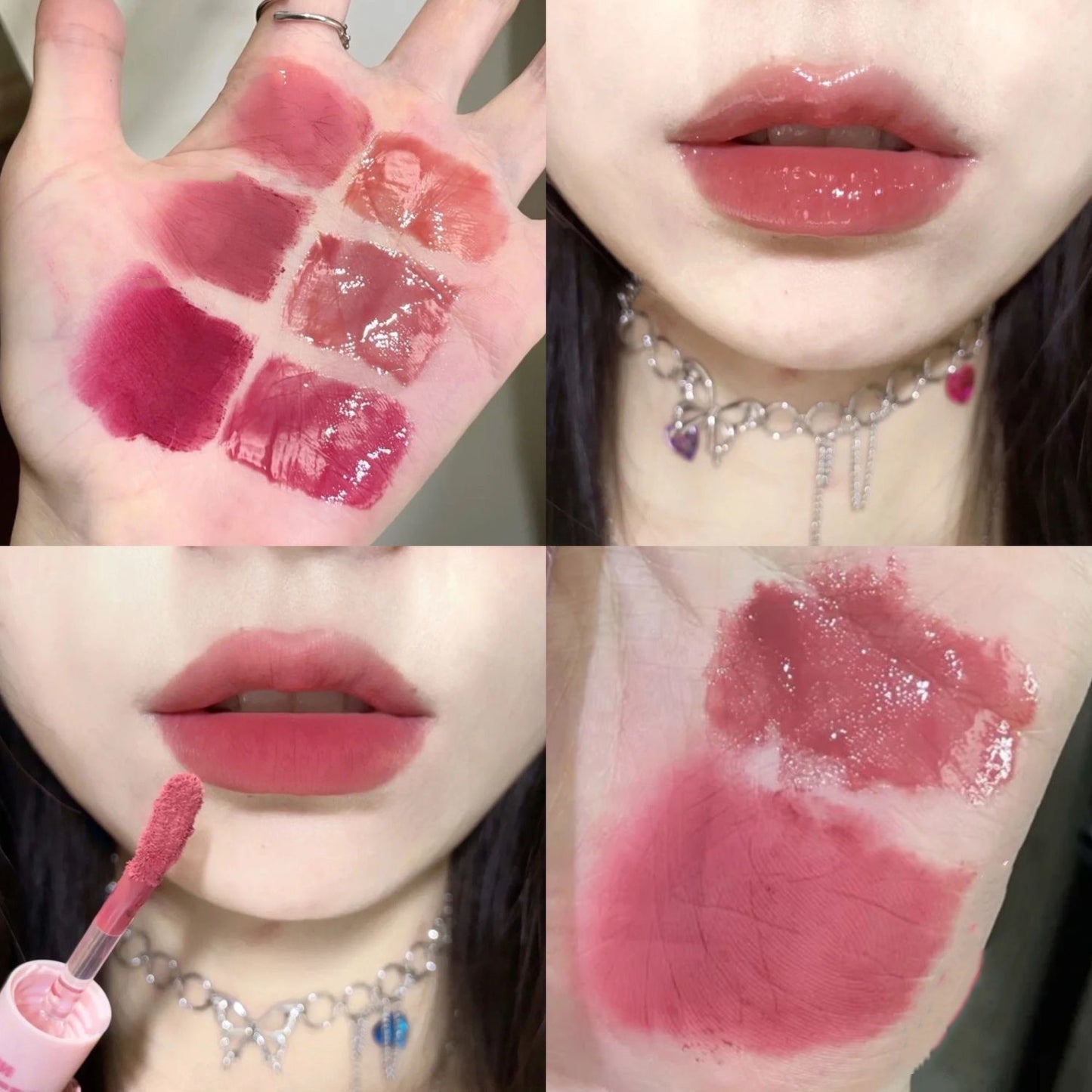 2-in-1 Lip Gloss & Matte Lipstick – Long Lasting Dual End Lip Duo | Hydrating Shine + Velvet Matte Finish